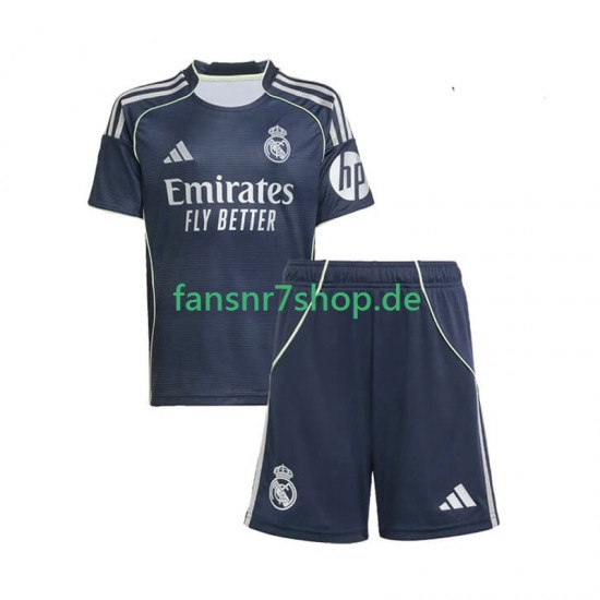 Real Madrid fußball trikot Kinder Auswärts 2025-2026 Kurzarm