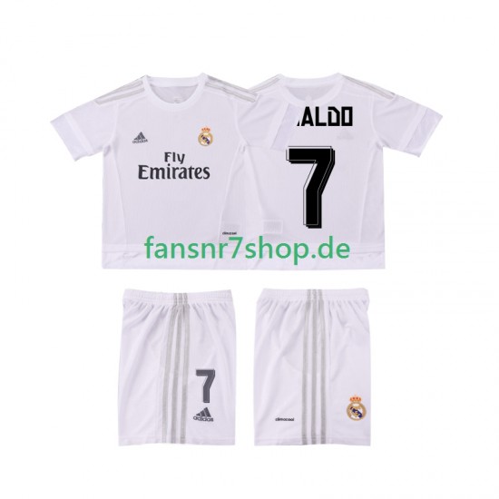 Real Madrid fußball trikot Cristiano Ronaldo 7 2015 2016 Kinder Heim Retro Kurzarm