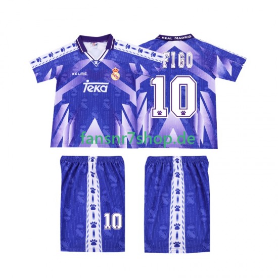 Real Madrid fußball trikot FIGO 10 1996-1997 Kinder Auswärts Retro Kurzarm