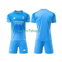 Real Madrid fußball trikot Torhüter Kinder Heim 2025-2026 Kurzarm