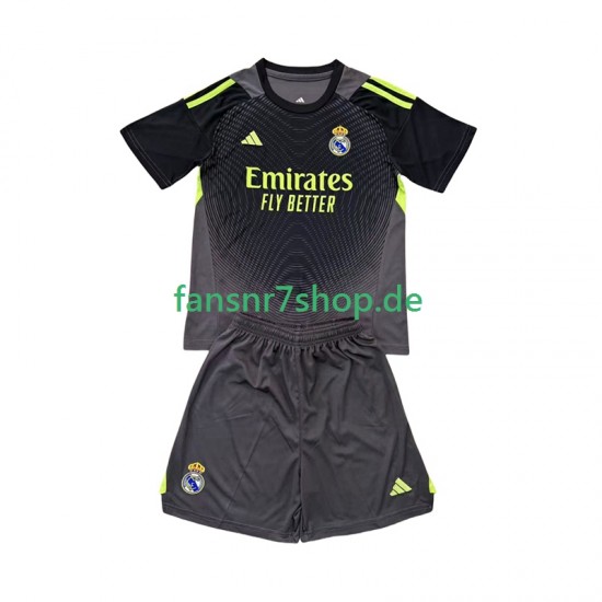 Real Madrid fußball trikot Torhüter Kinder Ausweich 2025-2026 Kurzarm