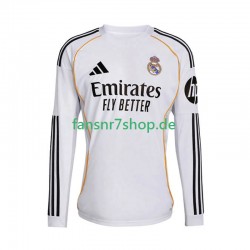 Real Madrid fußball trikot Herren Heim 2025-2026 Langarm