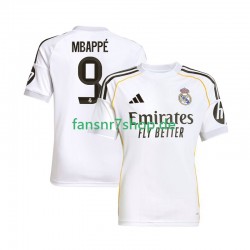 Real Madrid fußball trikot Mbappé Kylian 9 Herren Heim 2025-2026 Kurzarm