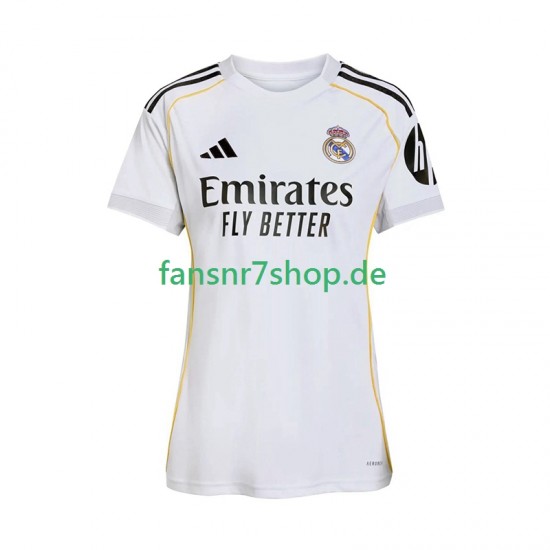 Real Madrid fußball trikot Dame Heim 2025-2026 Kurzarm