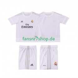 Real Madrid fußball trikot 2015 2016 Kinder Heim Retro Kurzarm