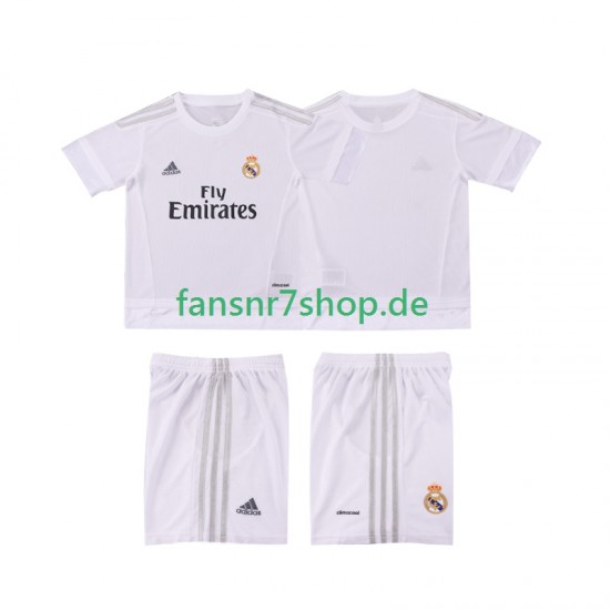 Real Madrid fußball trikot 2015 2016 Kinder Heim Retro Kurzarm