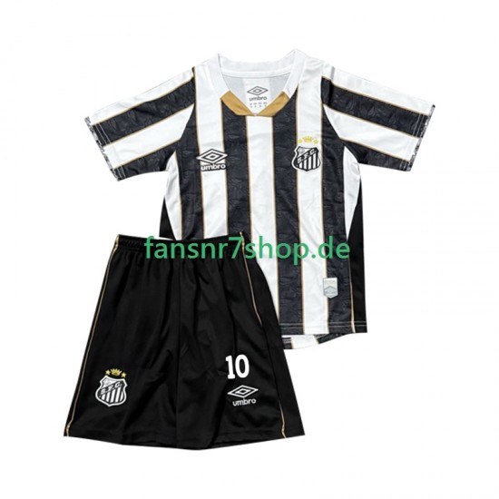 Santos fußball trikot Neymar JR 10 Kinder Auswärts 2025-2026 Kurzarm