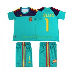 Spanien fußball trikot Casillas 1 Kinder Heim Retro 2010 Kurzarm