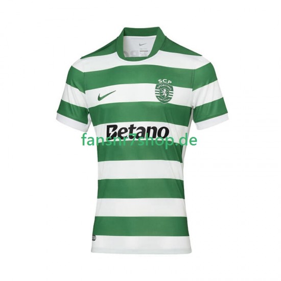 Sporting CP fußball trikot Herren Heim 2025-2026 Kurzarm