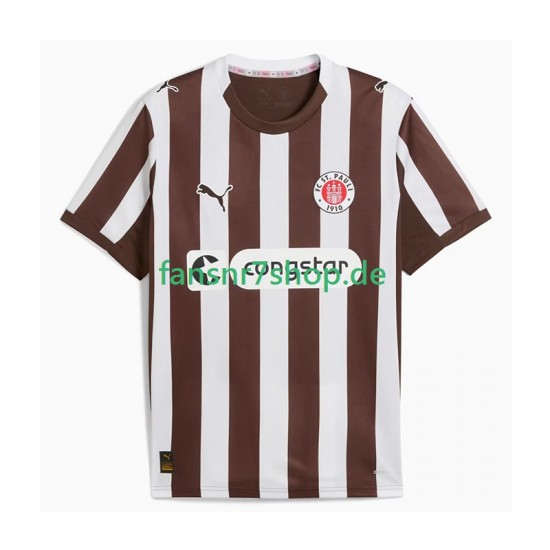 fußball trikot St. Pauli Herren Heim 2025-2026 Kurzarm