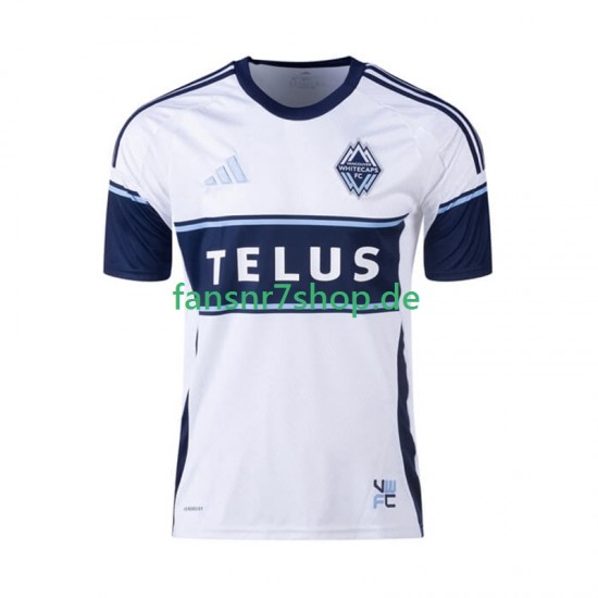 Vancouver Whitecap fußball trikot s Herren Heim 2025 Kurzarm