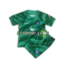 Atlético Madrid fußball trikot Torhüter Kinder Auswärts 2023-2024 Kurzarm