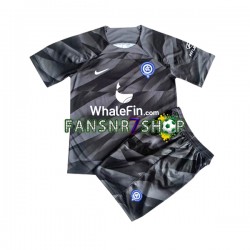 Atlético Madrid fußball trikot Torhüter Kinder Heim 2023-2024 Kurzarm