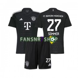 FC Bayern München fußball trikot Yann Sommer 27 Torhüter Kinder Heim 2023-2024 Kurzarm