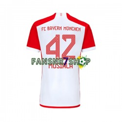 FC Bayern München fußball trikot Jamal Musiala 42 Herren Heim 2023-2024 Kurzarm