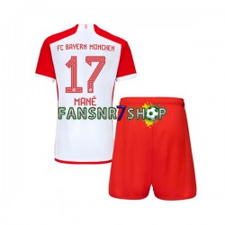 FC Bayern München fußball trikot Sadio Mane 17 Kinder Heim 2023-2024 Kurzarm