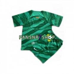 FC Barcelona fußball trikot Torhüter Kinder Heim 2023-2024 Kurzarm