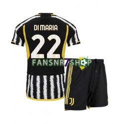 Juventus Turin fußball trikot Angel Di Maria 22 Kinder Heim 2023-2024 Kurzarm