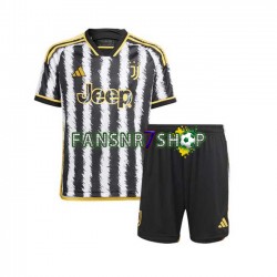 Juventus Turin fußball trikot Kinder Heim 2023-2024 Kurzarm