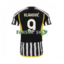 Juventus Turin fußball trikot Dusan Vlahovic 9 Herren Heim 2023-2024 Kurzarm