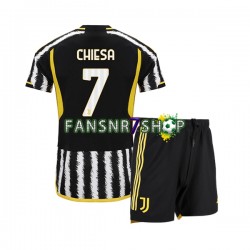 Juventus Turin fußball trikot Federico Chiesa 7 Kinder Heim 2023-2024 Kurzarm