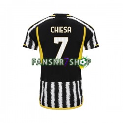 Juventus Turin fußball trikot Federico Chiesa 7 Herren Heim 2023-2024 Kurzarm