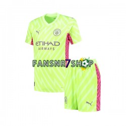 Manchester City fußball trikot Torhüter Kinder Ausweich 2023-2024 Kurzarm