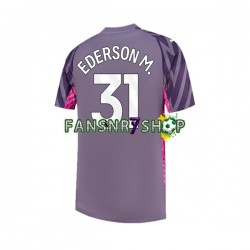 Manchester City fußball trikot Ederson Moraes 31 Torhüter Herren Auswärts 2023-2024 Kurzarm