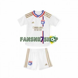 Olympique Lyon fußball trikot Kinder Heim 2023-2024 Kurzarm