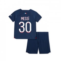 Paris Saint-Germain fußball trikot Lionel Messi 30 Kinder Heim 2023-2024 Kurzarm