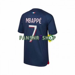 Paris Saint-Germain fußball trikot Mbappé 7 Herren Heim 2023-2024 Kurzarm