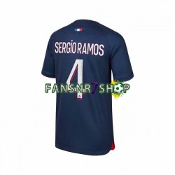 Paris Saint-Germain fußball trikot Sergio Ramos 4 Herren Heim 2023-2024 Kurzarm