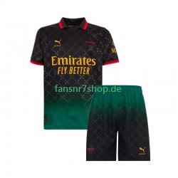 AC Mailand fußball trikot Kinder Viertes 2024-2025 Kurzarm AC Mailand fußball trikot Kinder Viertes 2024-2025 Kurzarm