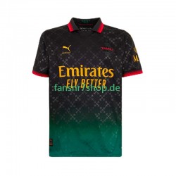 AC Mailand fußball trikot Christian Pulisic 11 Herren Viertes 2024-2025 Kurzarm