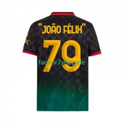 AC Mailand fußball trikot JOAO FELIX 79 Herren Viertes 2024-2025 Kurzarm