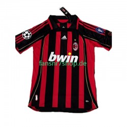 AC Mailand Retro fußball trikot KAKA 8 2007 Herren Heim 2006 Kurzarm