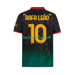 AC Mailand fußball trikot RAFA LEAO 10 Herren Viertes 2024-2025 Kurzarm