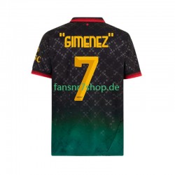 AC Mailand fußball trikot Santiago Gimenez 7 Herren Viertes 2024-2025 Kurzarm