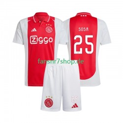 Ajax Amsterdam fußball trikot Wout Weghorst 25 Kinder Heim 2024-2025 Kurzarm