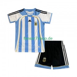 Argentinien Retro fußball trikot Kinder Heim 2006 Kurzarm