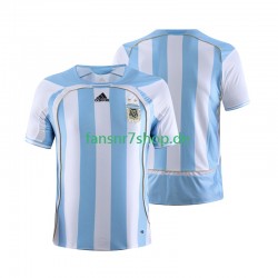 Argentinien Retro fußball trikot Herren Heim 2006 Kurzarm