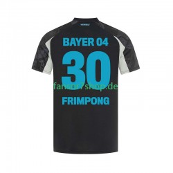 Bayer 04 Leverkusen fußball trikot Frimpong 30 Herren Ausweich 2024-2025 Kurzarm