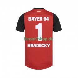 Bayer 04 Leverkusen fußball trikot HRADECKY 1 Herren Heim 2024-2025 Kurzarm