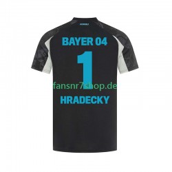 Bayer 04 Leverkusen fußball trikot HRADECKY 1 Herren Ausweich 2024-2025 Kurzarm