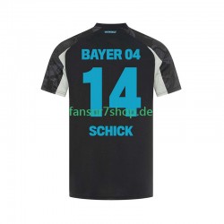 Bayer 04 Leverkusen fußball trikot Patrik Schick 14 Herren Ausweich 2024-2025 Kurzarm