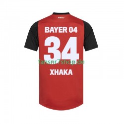 Bayer 04 Leverkusen fußball trikot XHAKA 34 Herren Heim 2024-2025 Kurzarm
