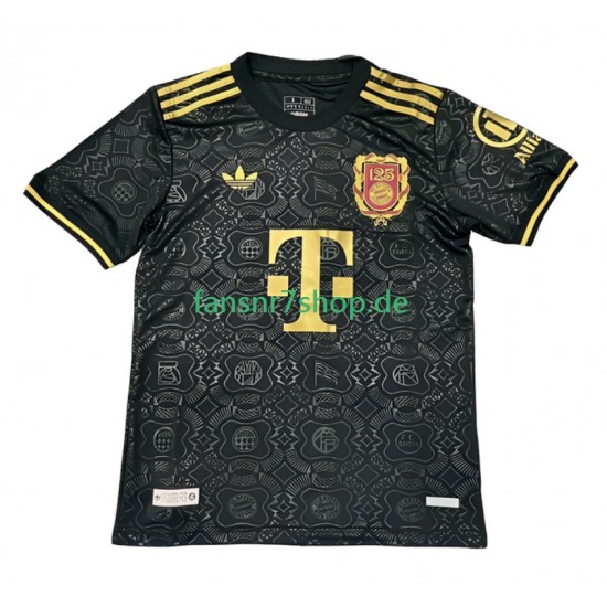 FC Bayern München fußball trikot 125th Anniversary Herren Heim Schwarz 2024-2025 Kurzarm