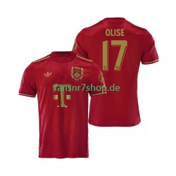 FC Bayern München fußball trikot 125th Anniversary Michael Olise 17 Herren Heim Rot 2024-2025 Kurzarm FC Bayern München fußball trikot 125th Anniversary Michael Olise 17 Herren Heim Rot 2024-2025 Kurzarm