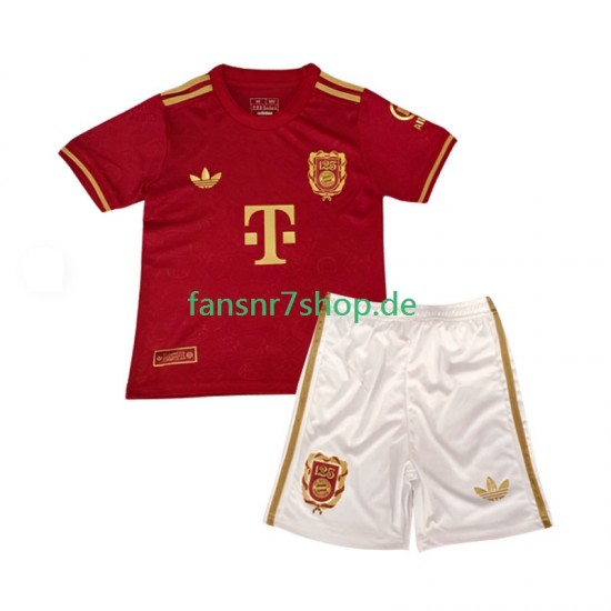 FC Bayern München fußball trikot 125th Anniversary Kinder Heim Rot 2024-2025 Kurzarm FC Bayern München fußball trikot 125th Anniversary Kinder Heim Rot 2024-2025 Kurzarm