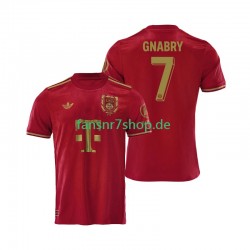FC Bayern München fußball trikot 125th Anniversary Serge Gnabry 7 Herren Heim Rot 2024-2025 Kurzarm FC Bayern München fußball trikot 125th Anniversary Serge Gnabry 7 Herren Heim Rot 2024-2025 Kurzarm